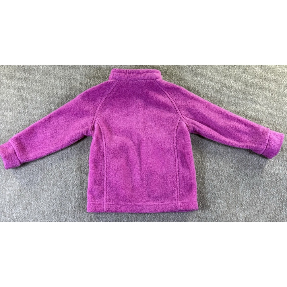Columbia Infant/Toddler Girls Benton Springs Full Zip Pink Fleece Jacket 18-24 M - Picture 10 of 11